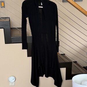 CAbi Black Long Cardigan Sweater medium